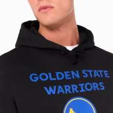 Sudadera Golden State Warriors Team Logo New Era Regular Hoody negra