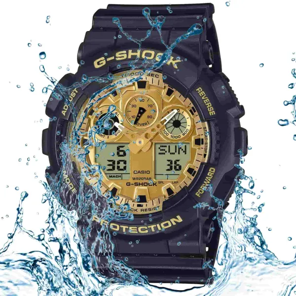 G-Shock GA-100GGB-1A9ER - negra y dorada G-Shock GA-100GGB-1A9ER - negra y dorada