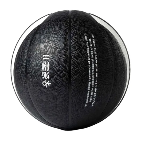 Balon de basket Anta Kai en negro - lado
