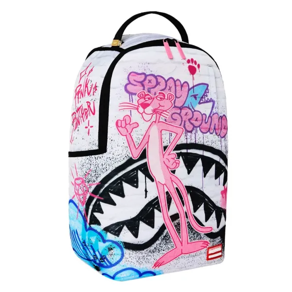 Sprayground Pink Panther Heist Mural Graffit - lateral Sprayground Pink Panther Heist Mural Graffit - lateral