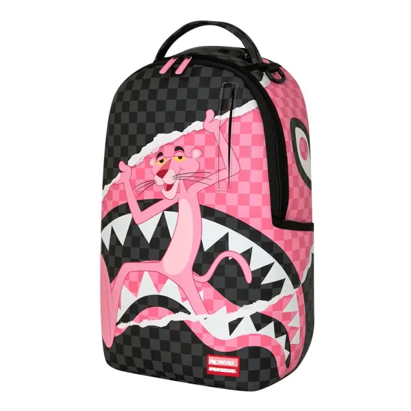 Mochila Pantera Rosa Sprayground - lado