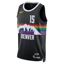 Camiseta Jokic Denver Nuggets City Edition negra - frontal