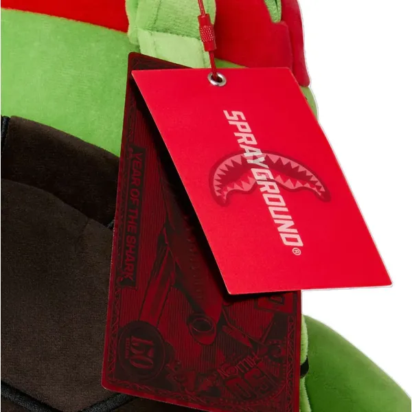 Oso Sprayground TMNT Raphael - etiqueta