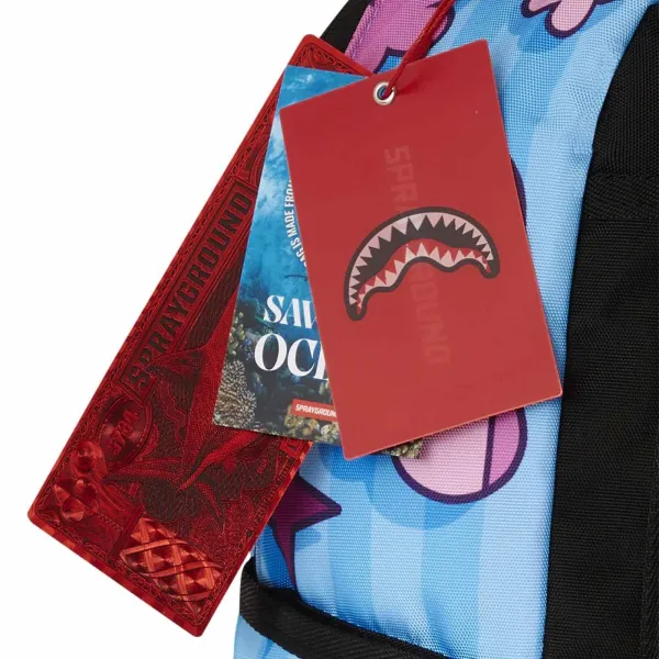Mochila Pink Panther Cloud Master de Sprayground - etiqueta