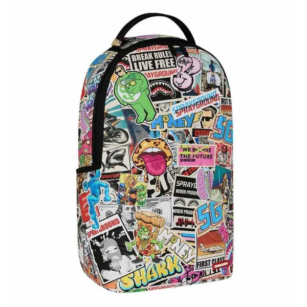 Sprayground Punk Sticker Shark lateral Sprayground Punk Sticker Shark lateral