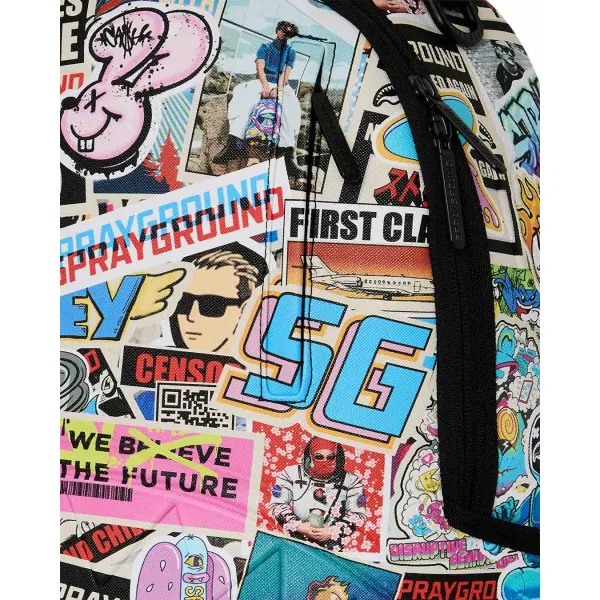 Sprayground Punk Sticker Shark detalle Sprayground Punk Sticker Shark detalle