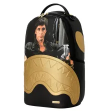 Sprayground Scarface Gold Embossed - De Lado