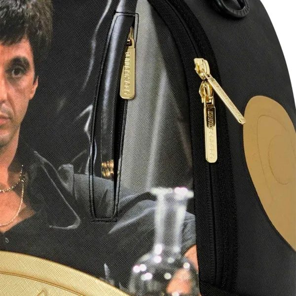 Sprayground Scarface Gold Embossed - Cremallera