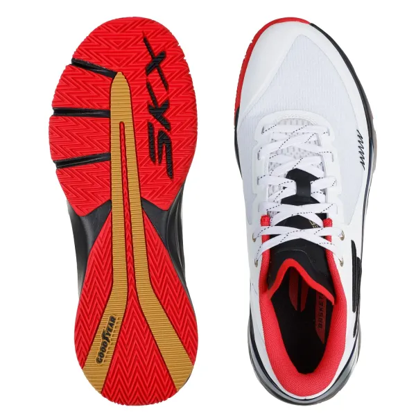 zapatillas de baloncesto Skechers SKX blancas - superior zapatillas de baloncesto Skechers SKX blancas - superior