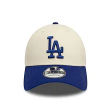 Gorra LA Dodgers New Era crema y azul - frontal Gorra LA Dodgers New Era crema y azul - frontal