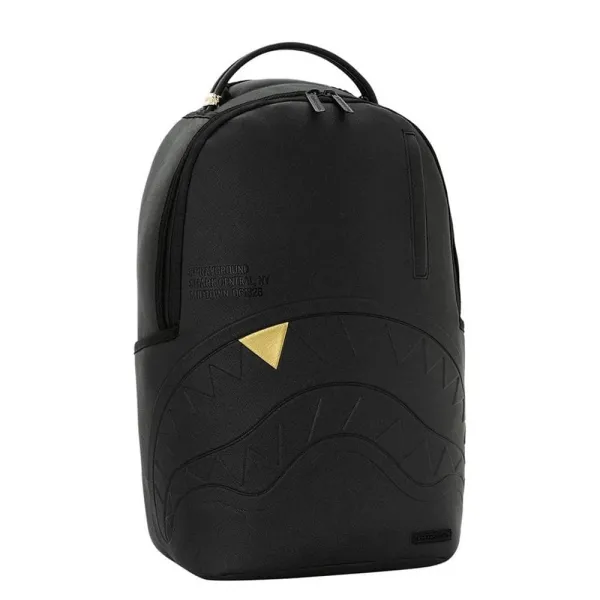 Mochila negra Sprayground Blacked Out - lateral Mochila negra Sprayground Blacked Out - lateral