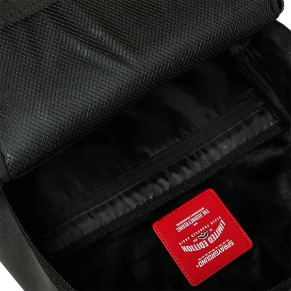 Mochila negra Sprayground Blacked Out - interior Mochila negra Sprayground Blacked Out - interior