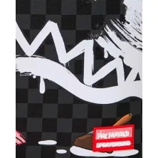 Sprayground Pink Panther Painting en negro - detalle