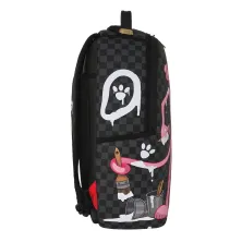 Sprayground Pink Panther Painting en negro - de lado