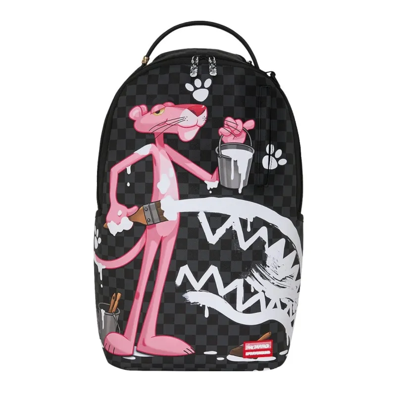 Sprayground Pink Panther Painting en negro - principal