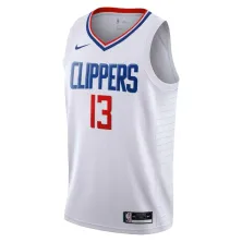 Camiseta Paul George Clippers Nike Swingman en blanca infantil - frontal Camiseta Paul George Clippers Nike Swingman en blanca infantil - frontal