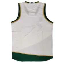 Camiseta Unicaja Malaga blanca Liga Endesa parte trasera