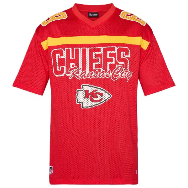 Camiseta Kansas City Chiefs NFL Mesh roja 2 Camiseta Kansas City Chiefs NFL Mesh roja 2