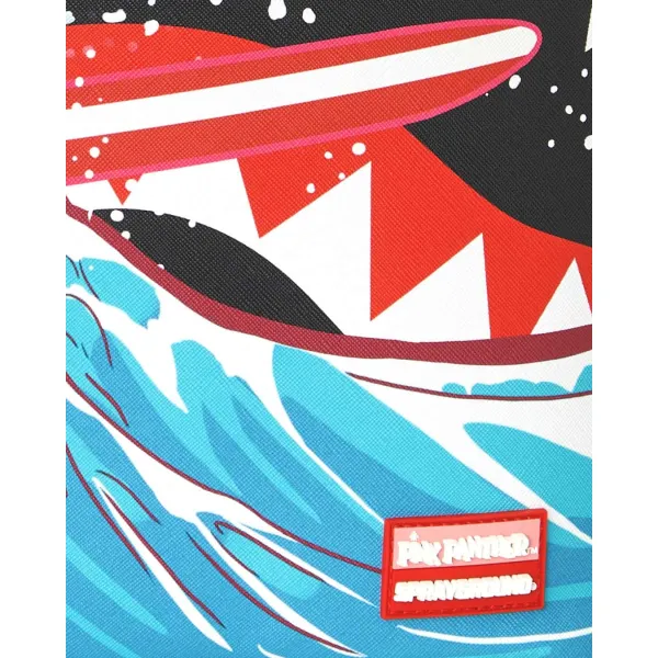 Sprayground Pink Panther Surfing - rosa detalle
