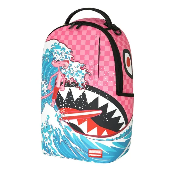 Sprayground Pink Panther Surfing - rosa lateral 2