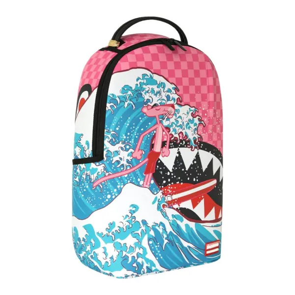 Sprayground Pink Panther Surfing - rosa lateral