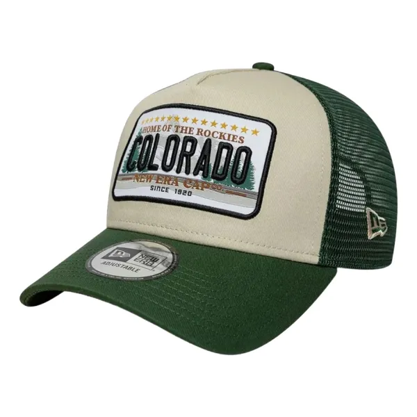 Gorra Curva Trucker Colorado New Era - Frontal Gorra Curva Trucker Colorado New Era - Frontal