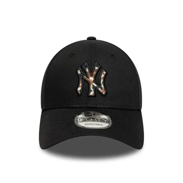 Gorra New Era Yankees Animal Print negra - frontal