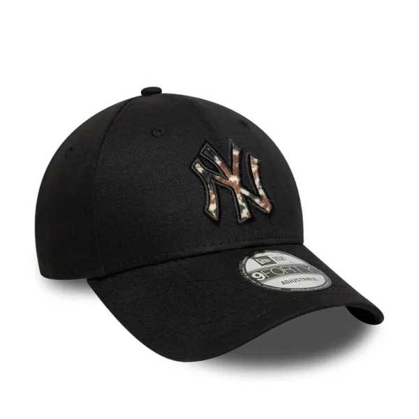 Gorra New Era Yankees Animal Print negra - lateral