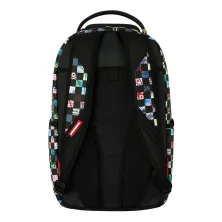 Mochila Sprayground Crazy Check - multicolor trasera