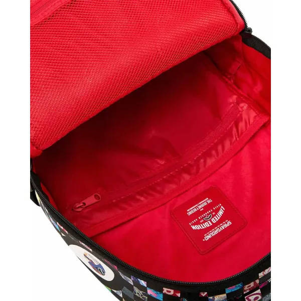 Mochila Sprayground Crazy Check - multicolor interior