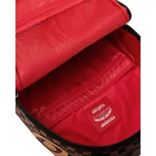 Mochila marrón Sprayground Embossed Check - interior