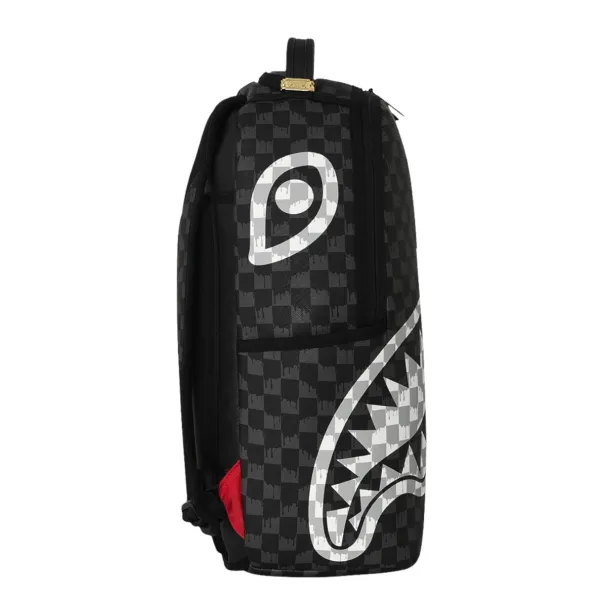 Mochila Sprayground Black and White Drip Check