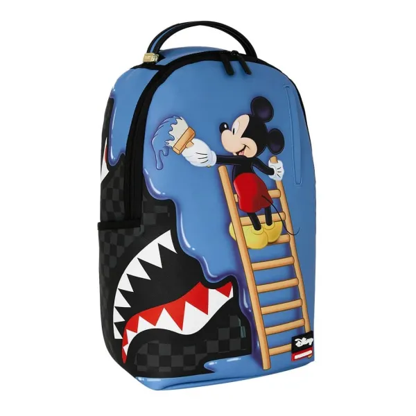 Mochila Sprayground Mickey Mouse - lateral Mochila Sprayground Mickey Mouse - lateral