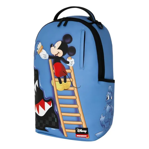 Mochila Sprayground Mickey Mouse - lado Mochila Sprayground Mickey Mouse - lado