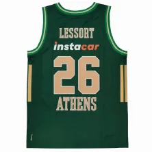 Camiseta Lessort Panathinaikos verde - trasera Camiseta Lessort Panathinaikos verde - trasera