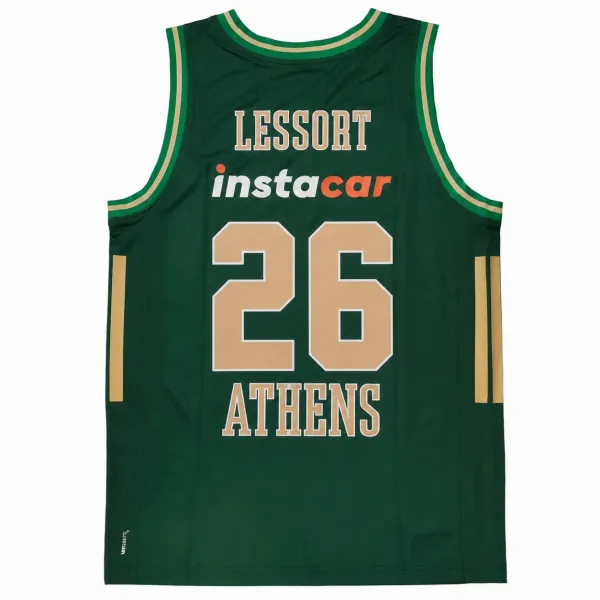 Camiseta Lessort Panathinaikos verde - trasera Camiseta Lessort Panathinaikos verde - trasera