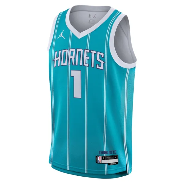 Camiseta LaMelo Ball Hornets swingman junior - frontal