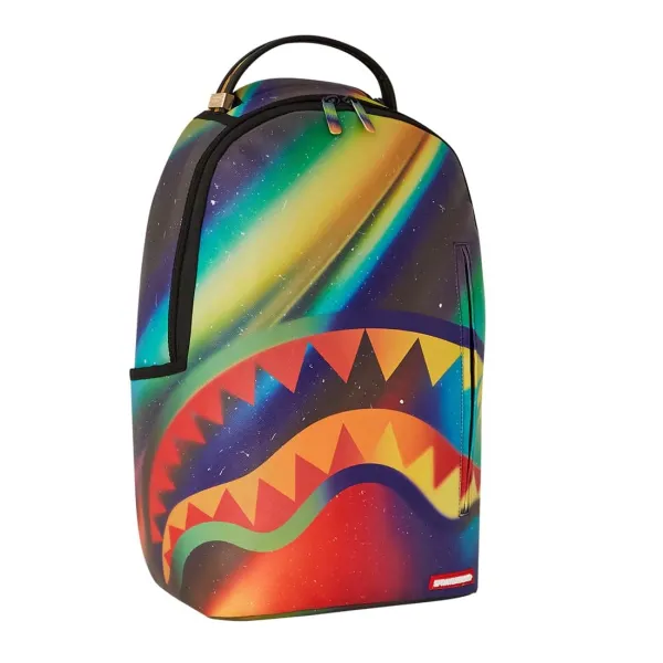 Mochila Sprayground Aurora Boreal lateral Mochila Sprayground Aurora Boreal lateral