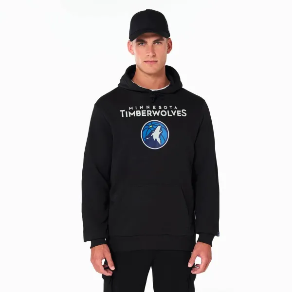 Sudadera Minnesota Timberwolves de New Era en negro - modelo