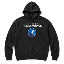 Sudadera Minnesota Timberwolves de New Era en negro - frontal