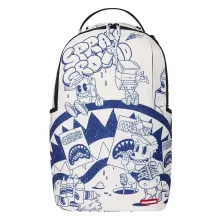 Sprayground Blue Ink Doodle principal