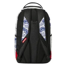 Sprayground Blue Ink Doodle - trasera Sprayground Blue Ink Doodle - trasera