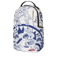 Sprayground Blue Ink Doodle - lado 2 Sprayground Blue Ink Doodle - lado 2