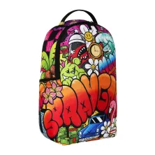 Mochila Sprayground Miami Doodle multicolor - lado Mochila Sprayground Miami Doodle multicolor - lado