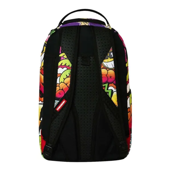 Mochila Sprayground Miami Doodle multicolor - trasera Mochila Sprayground Miami Doodle multicolor - trasera