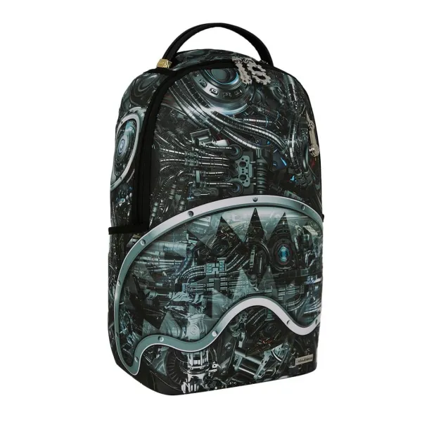 Mochila Sprayground Full Cybershark - lateral Mochila Sprayground Full Cybershark - lateral