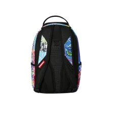 Mochila infantil Sprayground Mini Spray Poetry Split -trasera