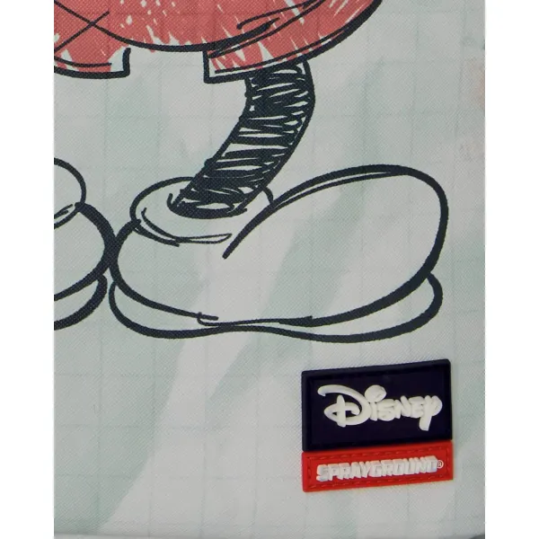 Sprayground Disney Mickey Mouse Sketch - detalle marca Sprayground Disney Mickey Mouse Sketch - detalle marca