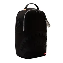 Sprayground Shark Central Printed Zip - Mochila negra - lateral Sprayground Shark Central Printed Zip - Mochila negra - lateral