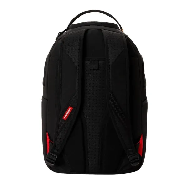 Sprayground Shark Central Printed Zip - Mochila negra - trasera Sprayground Shark Central Printed Zip - Mochila negra - trasera